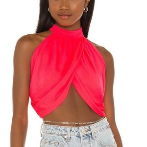 Superdown Emani Wrap Crop Top from Revolve